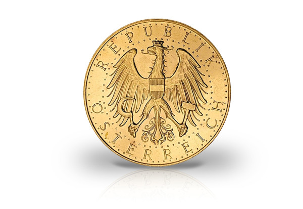 100 Schilling Goldmünze 1926-1938 Österreich ss/vz