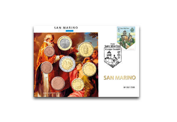Eurosatz 2017 San Marino im Numisbrief