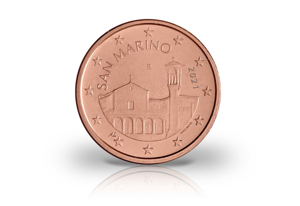 5 Cent 2021 San Marino San Quirino PP