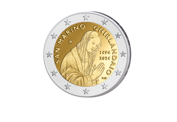2 Euro San Marino 2024 530. Todestag Ghirlandaio PP