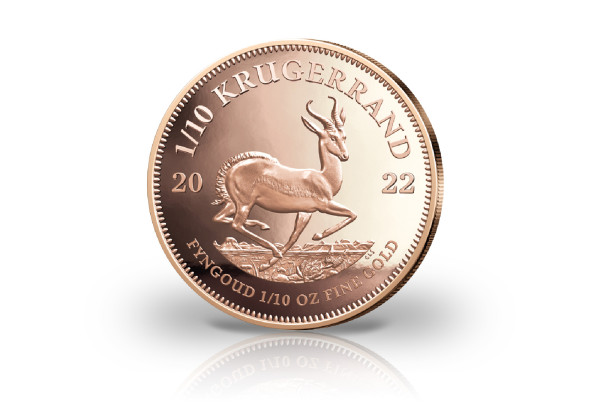 Krügerrand 1/10 oz Gold 2022 Südafrika