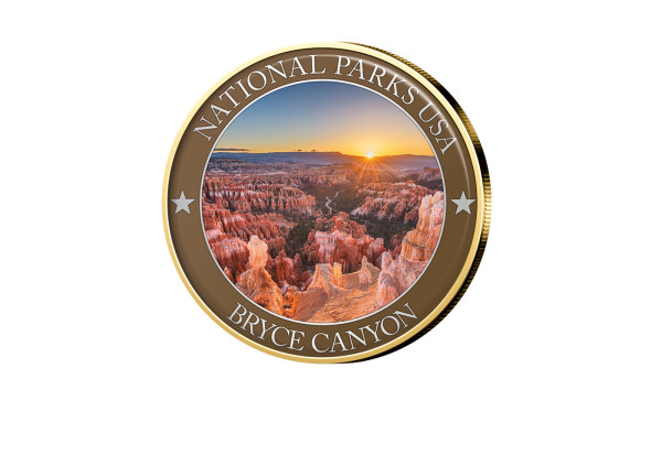 1/2 Dollar USA Bryce Canyon Serie National Parks USA mit Farbmotiv