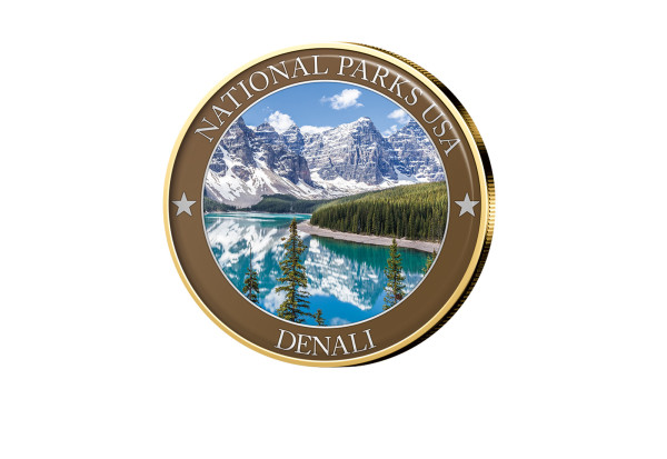 1/2 Dollar USA Denali Serie National Parks USA mit Farbmotiv