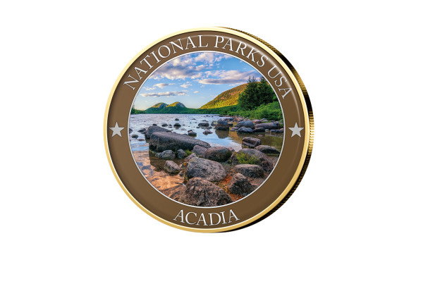 1/2 Dollar USA Acadia Serie National Parks USA mit Farbmotiv