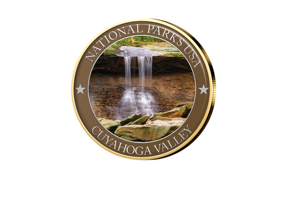 1/2 Dollar USA Cuyahoga Valley Serie National Parks USA mit Farbmotiv