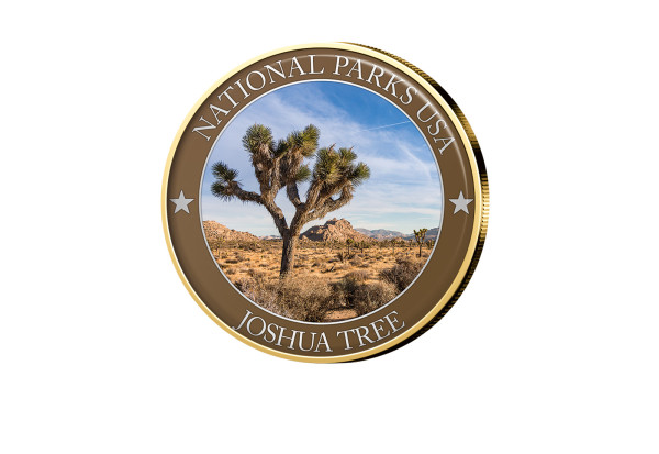 1/2 Dollar USA Joshua Tree Serie National Parks USA mit Farbmotiv