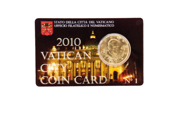 50 Cent Vatikan 2010 Coincard