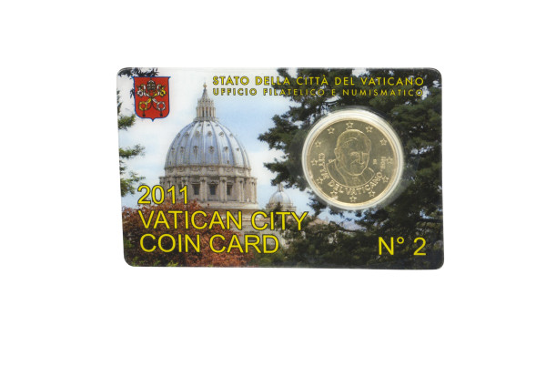 50 Cent Vatikan 2011 Coincard