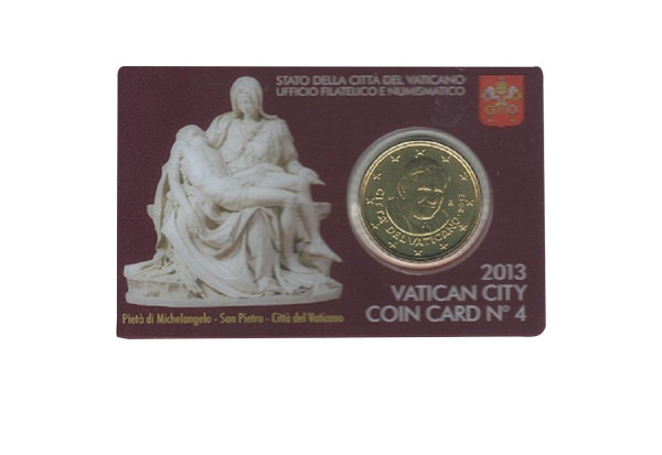 50 Cent Vatikan 2013 Coincard