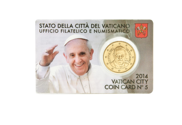 50 Cent Vatikan 2014 Coincard