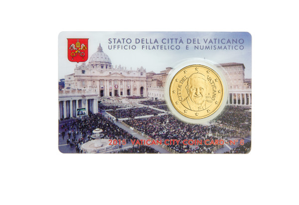 50 Cent Vatikan 2015 Coincard