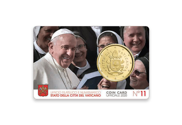 50 Cent 2020 Vatikan in Coincard