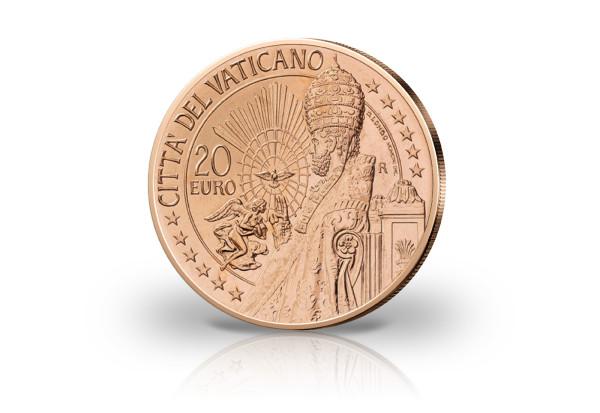20 Euro Kupfermünze 2021 Vatikan Kunst und Glaube