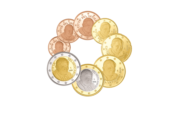 Vatikan 2009 PP offizieller Kursmünzensatz