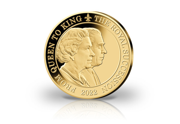 Barbados Double Portrait Queen Elizabeth 0,5 g Gold 2022
