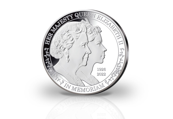 Barbados Double Portrait Queen Elizabeth 1 oz Silber 2022 st