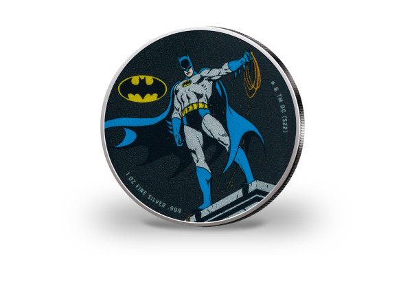 DC Comics Batman™ 1 oz Silber 2023 mit Farbmotiv