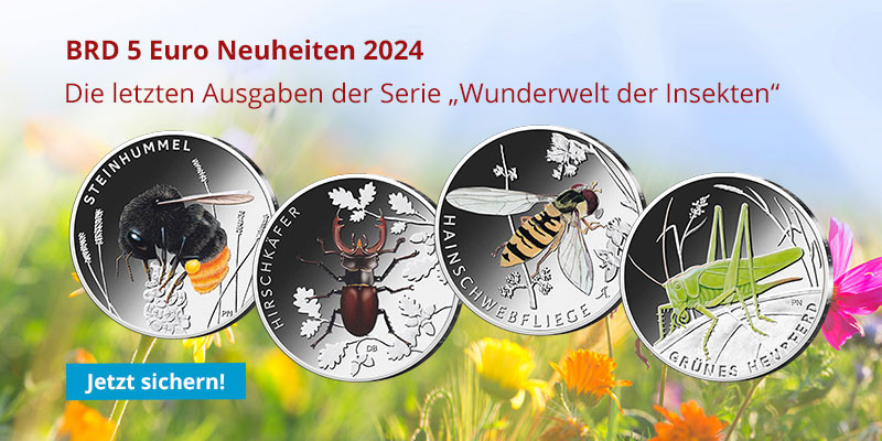 Die BRD Neuheiten 2024 - Abschluss der Serie „Wunderwelt der Insekten"