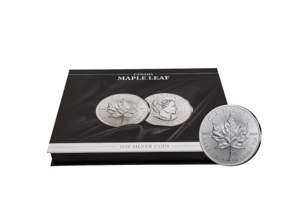 Münzkassette für 20x 1 oz Silber Maple Leaf