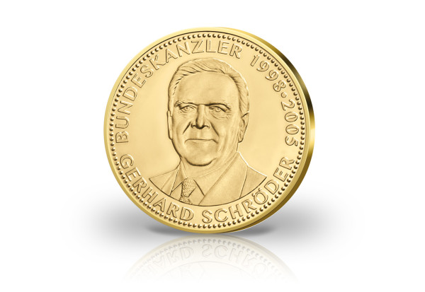 Goldausgabe 1/10 oz Bundeskanzler Gerhard Schröder