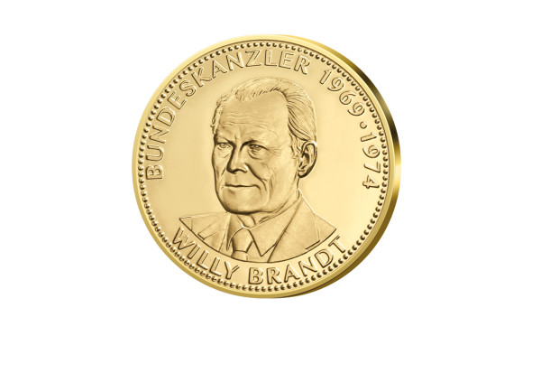 Goldausgabe 1/10 oz Bundeskanzler Willy Brandt