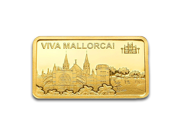 Goldbarren 0,5 g Viva Mallorca