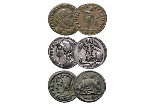 Röm. Kaiserzeit 306-337 Bronze-Folles Konstantin I.