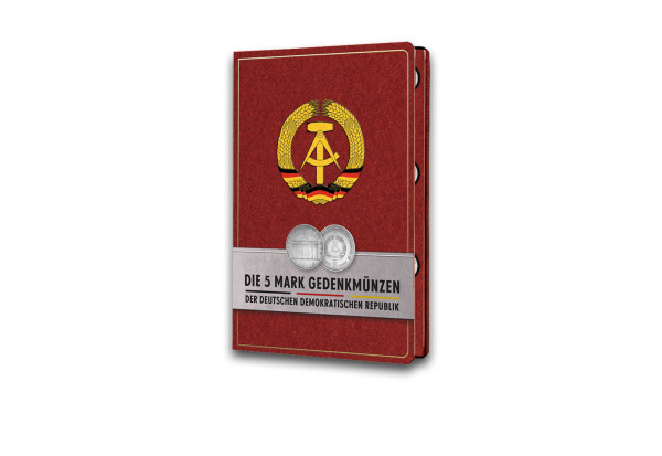 Sammelalbum 5 Mark Gedenkmünzen der DDR