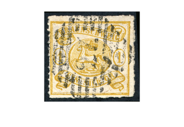 Briefmarke Altdeutschland Braunschweig Freimarke 1864 Michel-Nr. 14 gestempelt