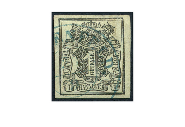 Briefmarke Altdeutschland Hannover Freimarke 1851 Michel-Nr. 2 gestempelt