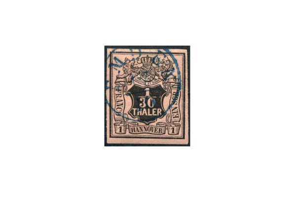 Briefmarke Altdeutschland Hannover Freimarke 1851 Michel-Nr. 3 a gestempelt