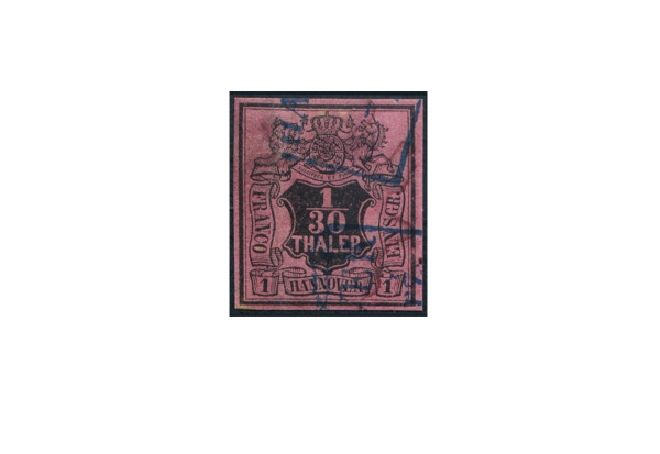 Briefmarke Altdeutschland Hannover Freimarke 1851 Michel-Nr. 3 b gestempelt