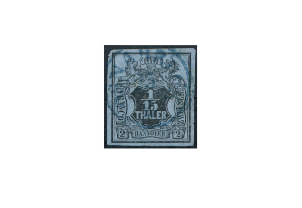 Briefmarke Altdeutschland Hannover Freimarke 1851 Michel-Nr. 4 gestempelt