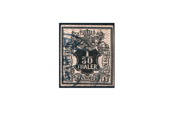 Briefmarke Altdeutschland Hannover Freimarke 1856 Michel-Nr. 10 gestempelt