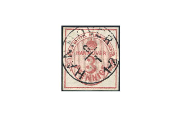 Briefmarke Altdeutschland Hannover Freimarke 1859 Michel-Nr. 13 gestempelt
