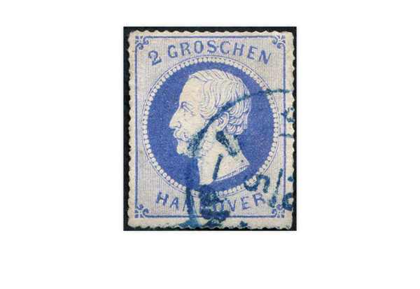 Briefmarke Altdeutschland Hannover Freimarke 1864 Michel-Nr. 24 gestempelt