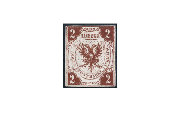 Briefmarke Altdeutschland Lübeck Freimarke 1859 Michel-Nr. 3 ungebraucht
