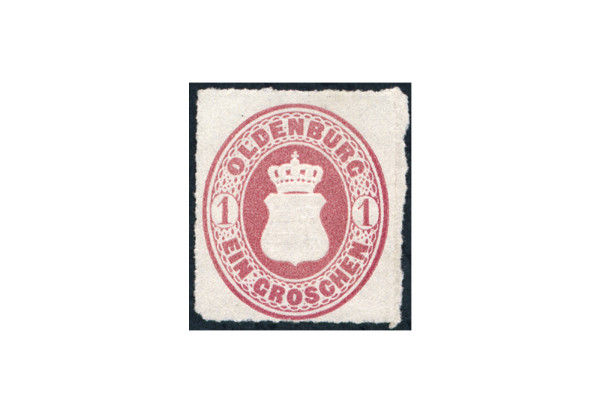 Briefmarke Altdeutschland Oldenburg Freimarke 1862 Michel-Nr. 17 Falz