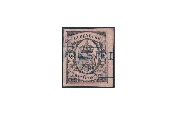 Briefmarke Altdeutschland Oldenburg Freimarke 1859-1861 Michel-Nr. 7 gestempelt