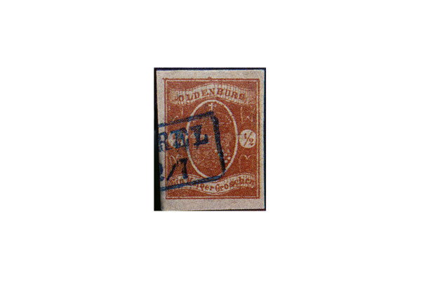 Briefmarke Altdeutschland Oldenburg Freimarke 1861 Michel-Nr. 11 gestempelt