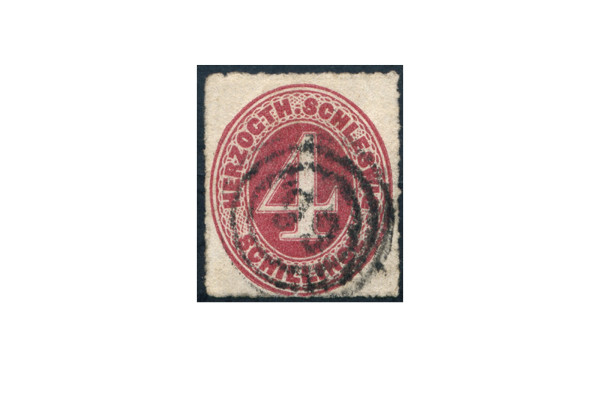 Briefmarke Altdeutschland Schleswig-Holstein Freimarke 1864 Michel-Nr. 3 gestempelt