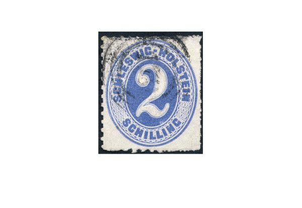 Briefmarke Altdeutschland Schleswig-Holstein Freimarke 1865 Michel-Nr. 11 gestempelt
