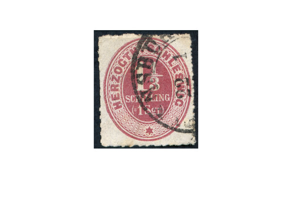 Briefmarke Altdeutschland Schleswig-Holstein Freimarke 1865-1867 Michel-Nr. 15 gestempelt