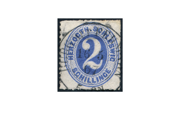 Briefmarke Altdeutschland Schleswig-Holstein Freimarke 1865-1867 Michel-Nr. 16 gestempelt