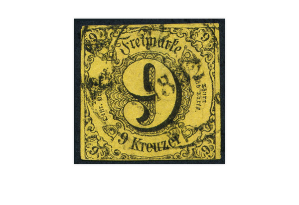 Briefmarke Altdeutschland Thurn und Taxis Freimarke 1852-1858 Michel-Nr. 10 gestempelt