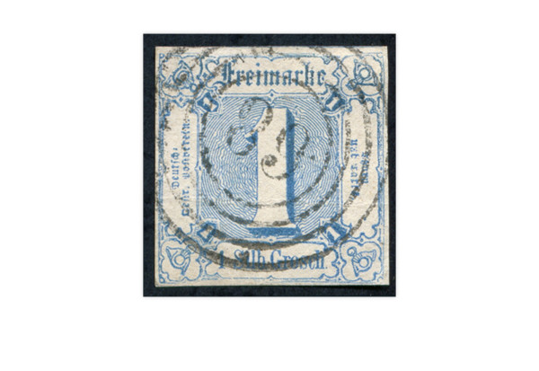 Briefmarke Altdeutschland Thurn und Taxis Freimarke 1859-1861 Michel-Nr. 15 gestempelt