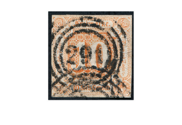 Briefmarke Altdeutschland Thurn und Taxis Freimarke 1859-1861 Michel-Nr. 19 gestempelt