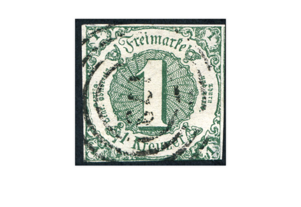 Briefmarke Altdeutschland Thurn und Taxis Freimarke 1859-1861 Michel-Nr. 20 gestempelt