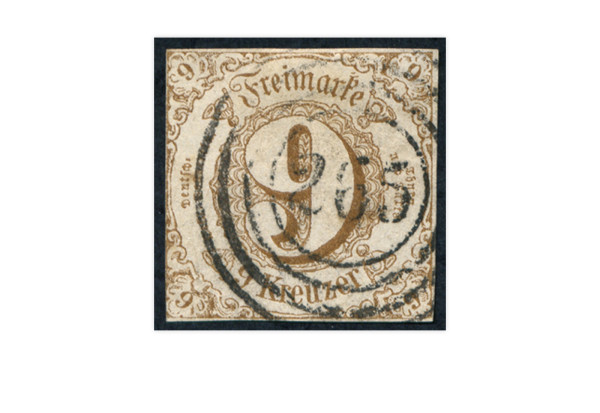 Briefmarke Altdeutschland Thurn und Taxis Freimarke 1862-1864 Michel-Nr. 34 gestempelt