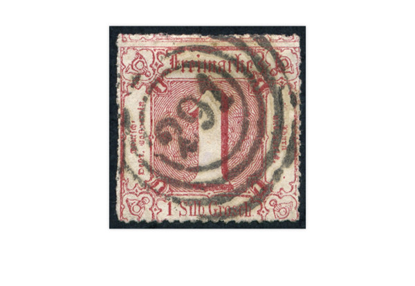 Briefmarke Altdeutschland Thurn und Taxis Freimarke 1865 Michel-Nr. 38 gestempelt